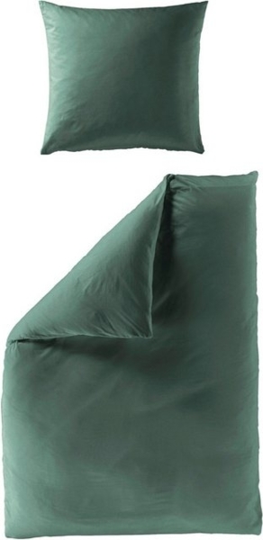 BIERBAUM Bettwäsche Biber Uni, Biber, 2 teilig, Schlichtes Unidesign: Zeitlos und stilvoll für jedes Schlafzimmer Bild 4