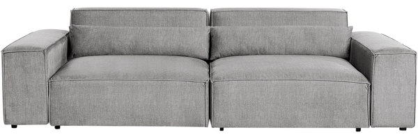 2-Sitzer Sofa grau HELLNAR