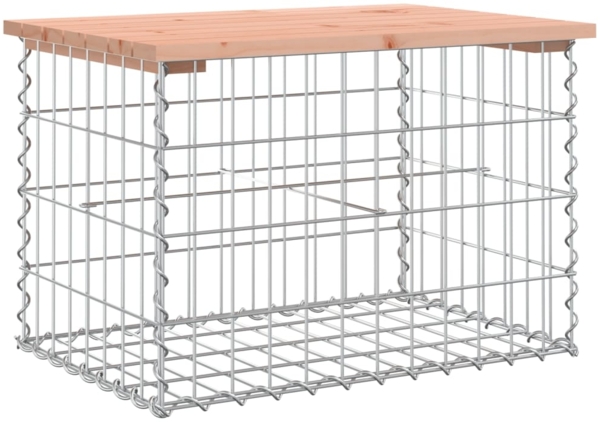 vidaXL Gartenbank aus Gabionen 63x44x42 cm Massivholz Douglasie 834354