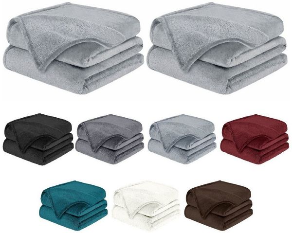 Wohndecke, flauschige Kuscheldecke, weiche Decke, Überwurfdecke, BARBONS, atmungsaktiv, super weich und flauschig, hochwertig