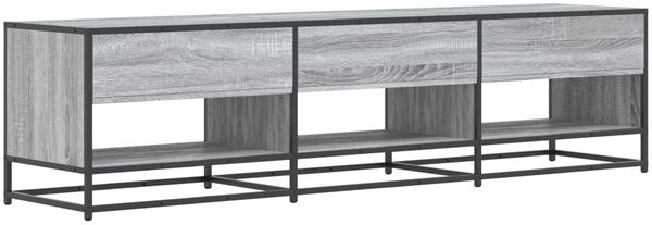 vidaXL TV-Schrank Grau Sonoma 180x40x46 cm Holzwerkstoff 3300808 Bild 5