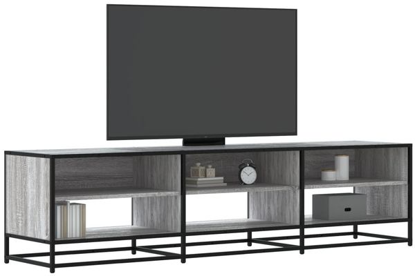 vidaXL TV-Schrank Grau Sonoma 180x40x46 cm Holzwerkstoff 3300808