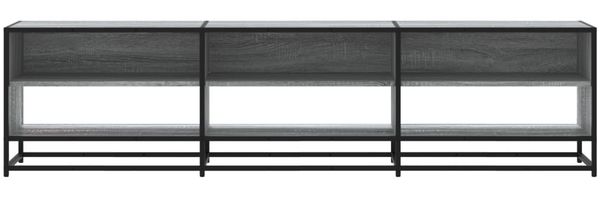 vidaXL TV-Schrank Grau Sonoma 180x40x46 cm Holzwerkstoff 3300808 Bild 4