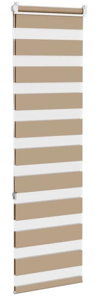 vidaXL Zebrarollo Sandbraun 40x150 cm Stoffbreite 35,9 cm Polyester 4014535 Bild 3