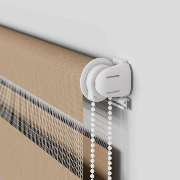 vidaXL Zebrarollo Sandbraun 40x150 cm Stoffbreite 35,9 cm Polyester 4014535 Bild 9