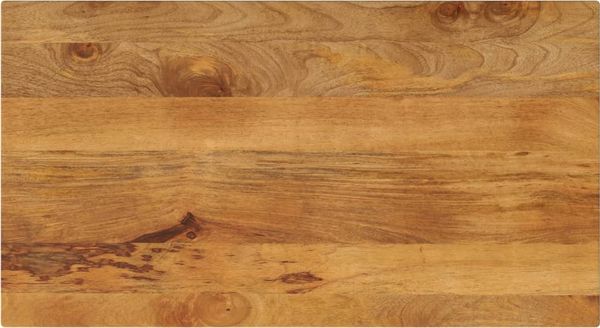 vidaXL Tischplatte 110x60x2,5 cm Rechteckig Massivholz Mango 371601