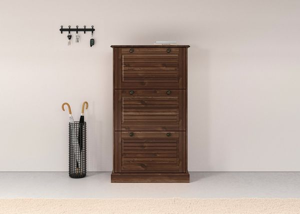 Home affaire Schuhschrank Liotta Mit 3 Klappen