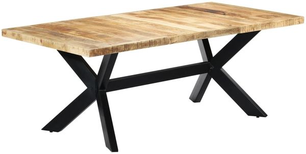 vidaXL Esstisch 200×100×75 cm Massivholz Mango 247427 Bild 11