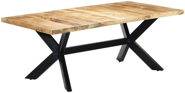 vidaXL Esstisch 200×100×75 cm Massivholz Mango 247427 Bild 10