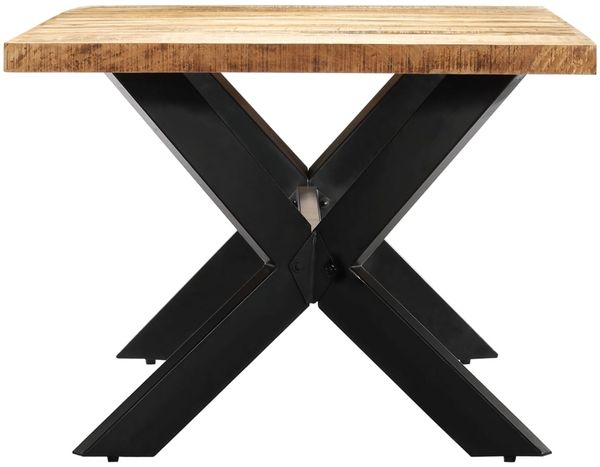 vidaXL Esstisch 200×100×75 cm Massivholz Mango 247427 Bild 3