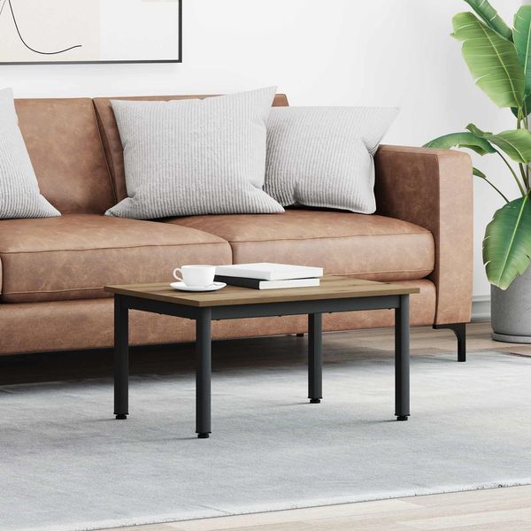 vidaXL Couchtisch Kunsthandwerk Eiche 70 x 50 x 36 cm Holzwerkstoff 892571
