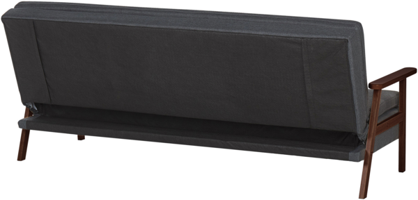 Schlafsofa 3-Sitzer TJORN Stoff Dunkelgrau Bild 6