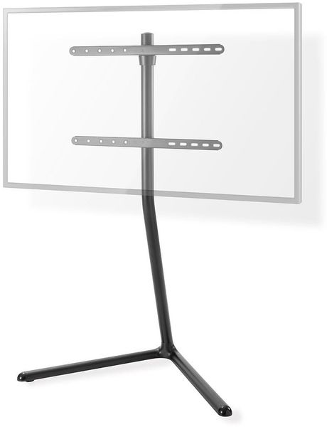 TV Bodenständer | 49-70 " | maximal unterstützes Bildschirmgewicht: 40 kg | V-shape Design | Anti-Kipp-Gurt | Schnappverschluss | Aluminium / Stahl | Schwarz