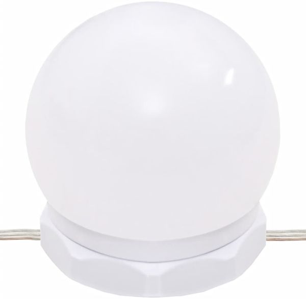 vidaXL Schminktisch mit LED Weiß 74,5x40x141 cm 808801 Bild 4