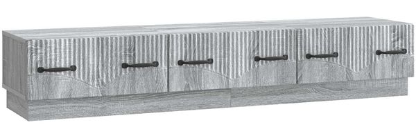 vidaXL TV-Schränk Graues Sonoma 147 x 34,5 x 27 cm Holzwerkstoff 895401