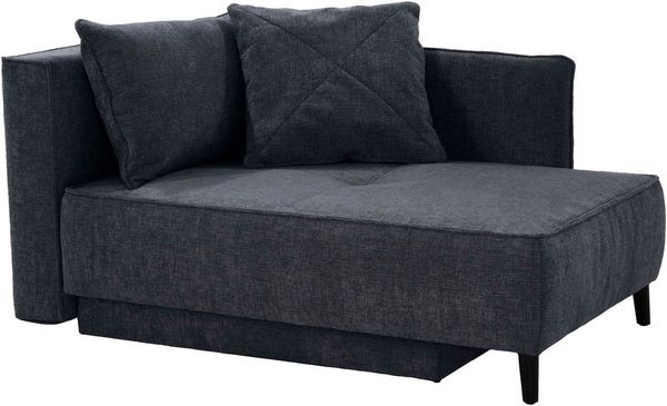 Jockenhöfer Gruppe Recamiere Rex, B: 155 cm, Liegefl. 88x200 cm, mit Bettfunktion, Bettkasten & Zierkissen, Federkern