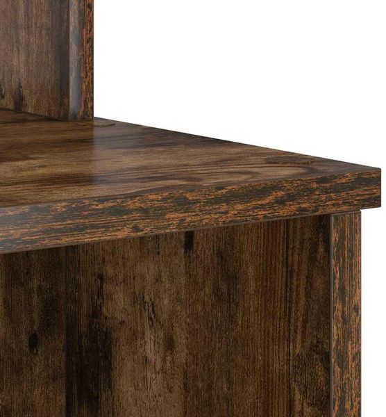 vidaXL Schreibtisch mit Regal Geräucherte Eiche 120,5 x 44 x 88,5 cm 869478 Bild 9
