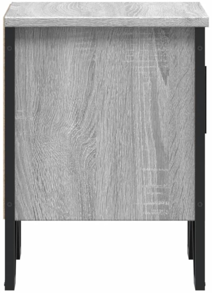 vidaXL Nachttisch Grau Sonoma 40x30x40 cm Holzwerkstoff 848520 Bild 6
