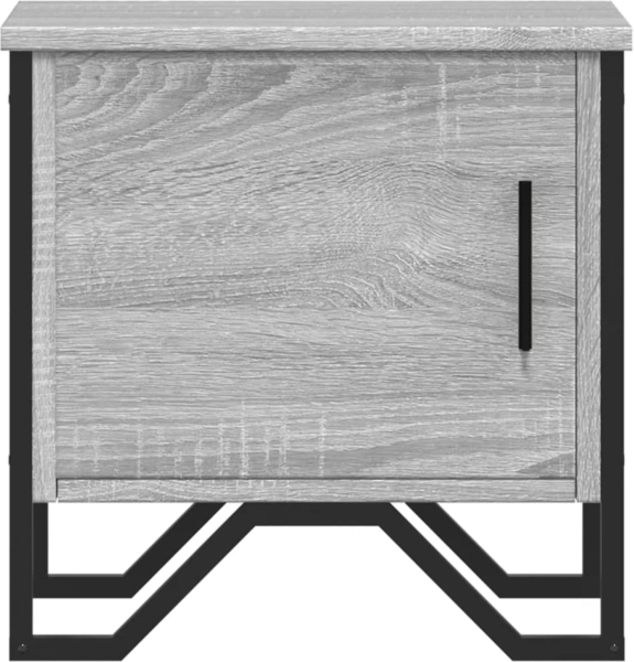 vidaXL Nachttisch Grau Sonoma 40x30x40 cm Holzwerkstoff 848520 Bild 4