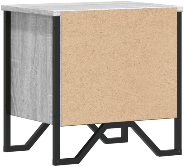 vidaXL Nachttisch Grau Sonoma 40x30x40 cm Holzwerkstoff 848520 Bild 7