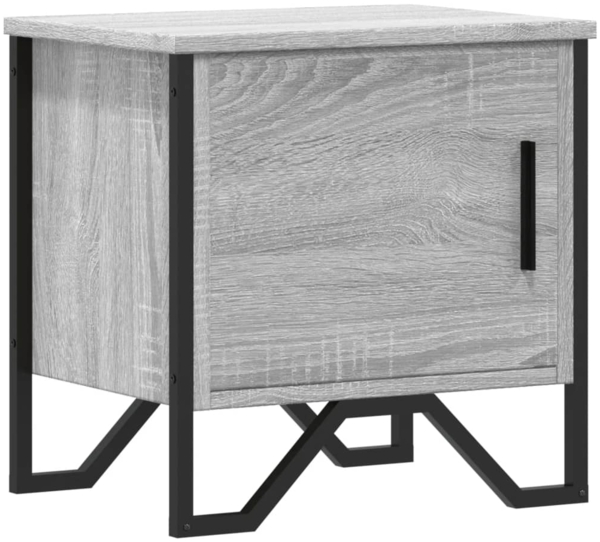 vidaXL Nachttisch Grau Sonoma 40x30x40 cm Holzwerkstoff 848520 Bild 1