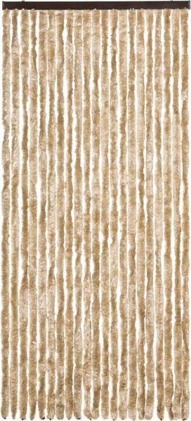 vidaXL Insektenschutz-Vorhang Beige 90x220 cm Chenille 284283 Bild 3