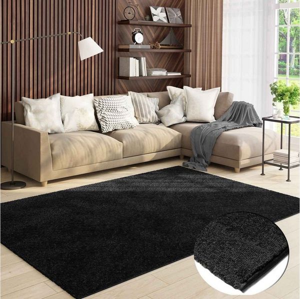 Vimoda Teppich Teppich Wohnzimmer Kurzflor, Rechteckig, Höhe: 8 mm, Teppich Einfarbig weich gewebt, Modern, in Versch. Größen & Farben