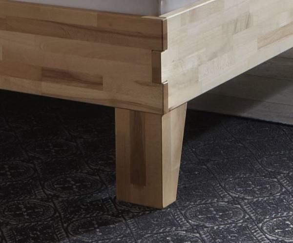 Massivholzbett Schlafzimmerbett -Sierra XL -Bett Kernbuche 180x220 cm Bild 3