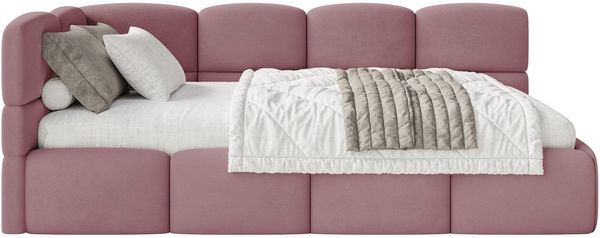 Selsey 'Cloudy' Jugendbett 90x200, Kopfteil links, Rosa Bild 6