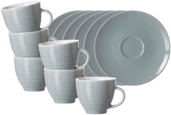 Ritzenhoff & Breker Suomi Espressotasse mit Untertasse 90 ml 6er Set blau