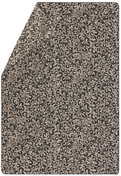 Wohndecke Silvretta 'Leo' 140 x 200 cm Anthrazit, DAVID FUSSENEGGER