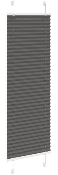 vidaXL Plissee Schwarz 40x100 cm Stoffbreite 39,4 cm Polyester 4015114 Bild 3