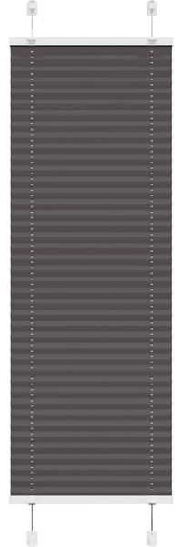 vidaXL Plissee Schwarz 40x100 cm Stoffbreite 39,4 cm Polyester 4015114