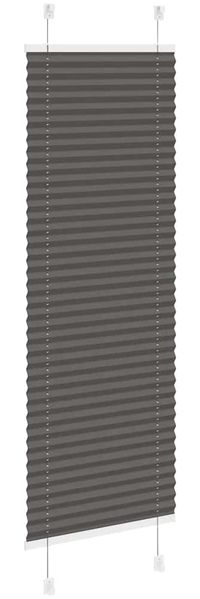 vidaXL Plissee Schwarz 40x100 cm Stoffbreite 39,4 cm Polyester 4015114 Bild 4