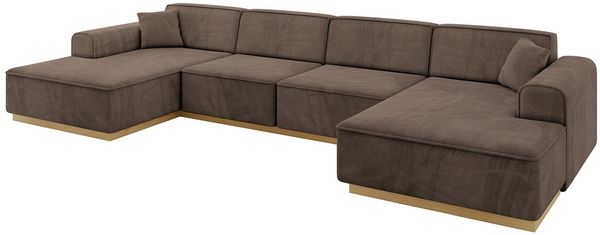 ALTDECOR Wohnlandschaft IREA-U2-v2, Sofa Praktische Bequeme Funktionsecke Couch U-Form Eckcouch, Corner Sofa U-Form Vielseitige Sofa Wohnlandschaft Wohnzimmer