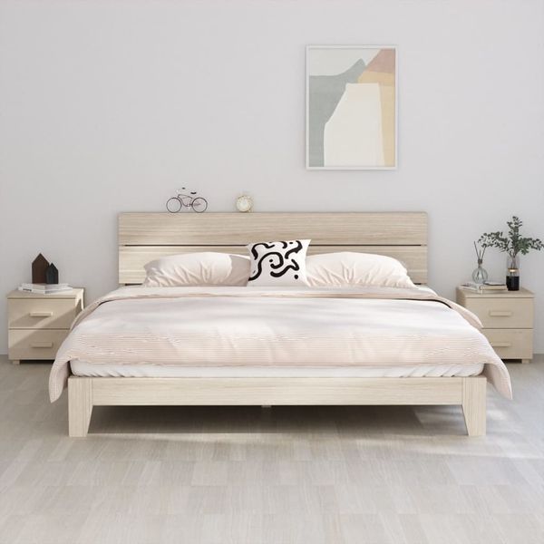 vidaXL Nachttische HAMAR 2 Stk. Honigbraun 40x35x44,5 cm Massivholz 340408