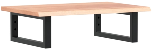 vidaXL Waschtischplatte mit Halterung Stahl und Massivholz Eiche 3302561