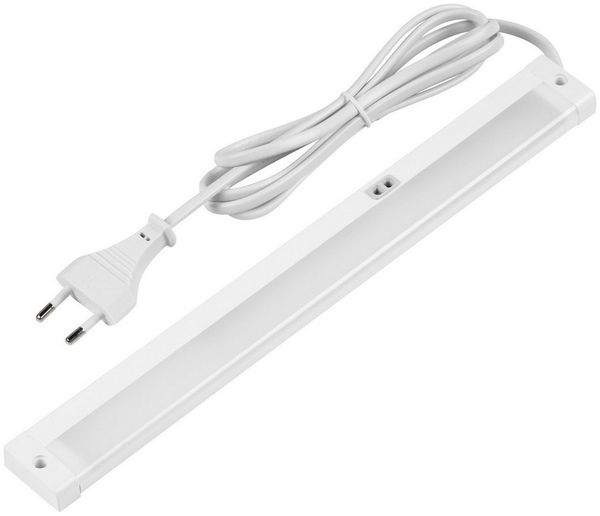 REV Unterbauleuchte Küche LED - Schrankbeleuchtung 30cm, 4W, 300 Lumen, 3000K, Küchenbeleuchtung flach mit Sensor, einfache Montage, weiß