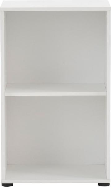 Lomadox Aktenregal BRAGA-80, Büro Regal Büroschrank Aktenschrank Standregal weiß 51,83,6x41 cm