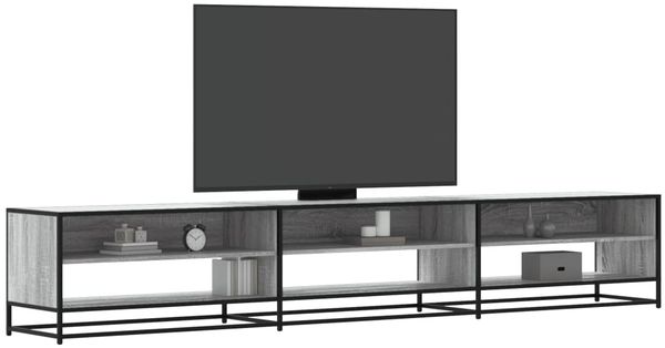 vidaXL TV-Schrank Grau Sonoma 270x40x46 cm Holzwerkstoff 3300813