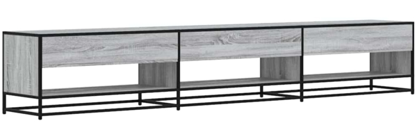 vidaXL TV-Schrank Grau Sonoma 270x40x46 cm Holzwerkstoff 3300813 Bild 5