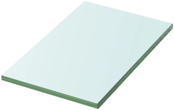 vidaXL Regalboden Glas Transparent 20x12 cm 243802
