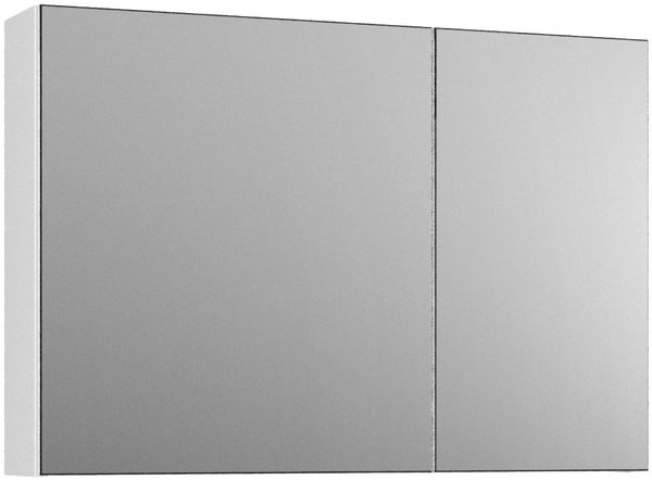 BADEDU GERS Spiegelschrank 80 cm breit, Weiß