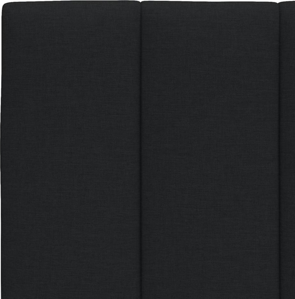 vidaXL Bett mit Matratze "Hanko" Schwarz 90x190 cm Stoff 3310498 Bild 10