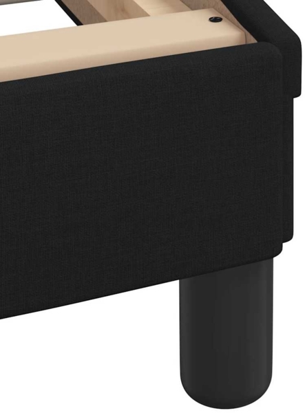 vidaXL Bett mit Matratze "Hanko" Schwarz 90x190 cm Stoff 3310498 Bild 9