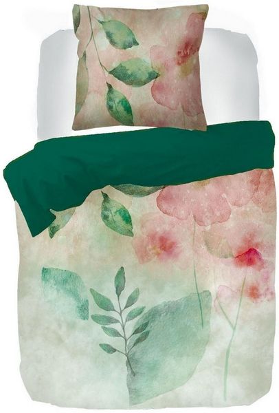 Kayori Bettwäsche Haimini, Mako-Satin, 2 teilig, 100% reiner Bio-Baumwoll-Satin