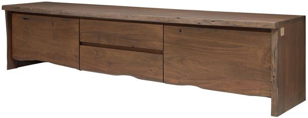 TV-Board Akazie 220x45x50 braun lackiert PURE ACACIA #804
