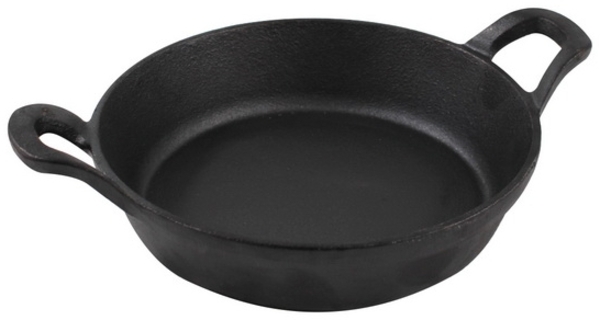 MICHELANGELO Ø 18 cm runde Gusseisen Servierpfanne "Parilla" 880016