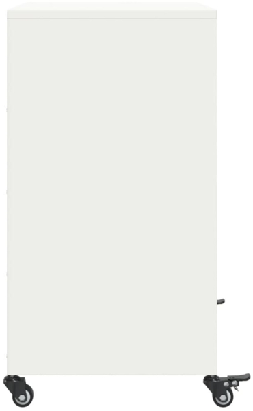 vidaXL Sideboard Weiß 68x39x72 cm Stahl 846661 Bild 6