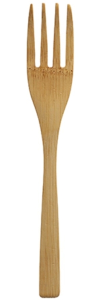 10 Gabeln, Bambus "pure" 16,5 cm